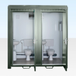 Double Mains Toilet Cabin