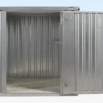 2m Flat Pack Metal Store