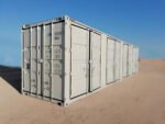 40ft High Cube Shipping Container with 4 Side Doors & Rear Cargo Doors - 9ft 6in Steel Storage Container - Image 7