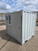 7ft Mini Shipping Container with Side Door, Rear Door & Window | Lockable Steel Storage Container - Image 3