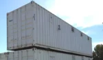 40ft Container Shop – Climate-Controlled Office, Inventory Storage & Racking